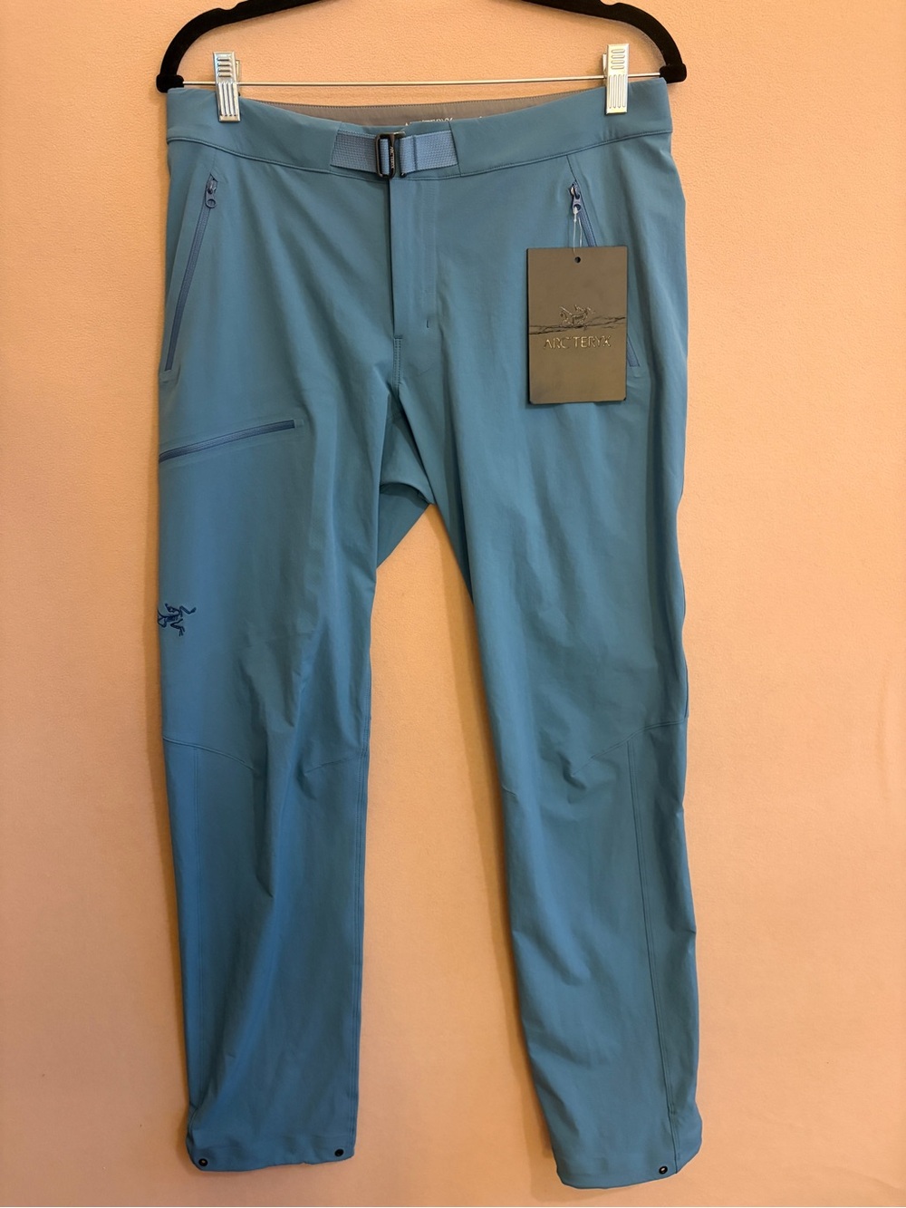 Arcteryx Gamma Pants Lightweight Blue Stone Wash in 30 NWT Climb Hike Trail Tech